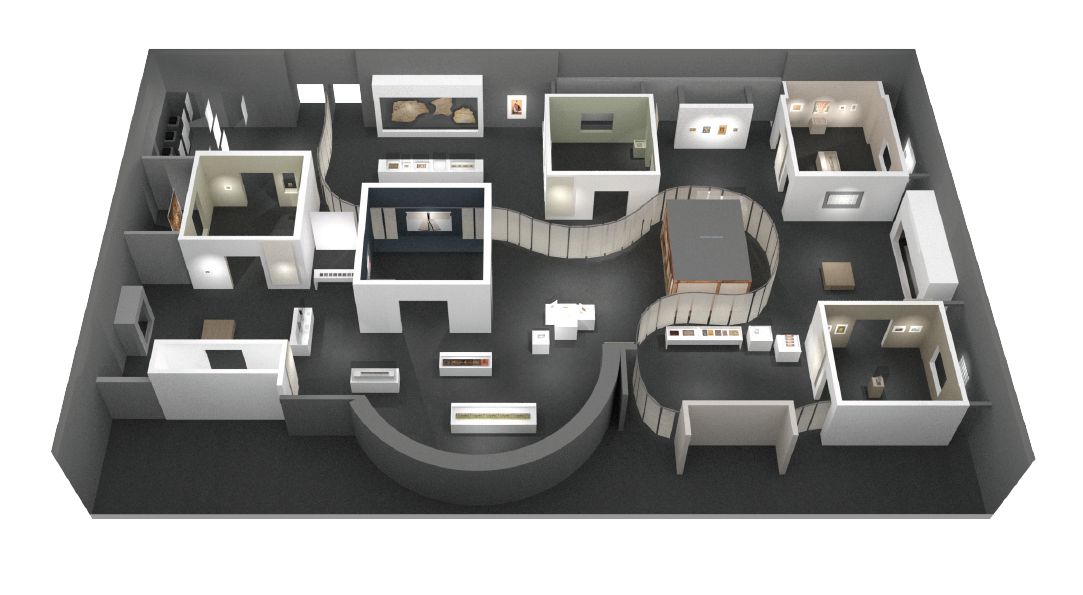 First plan of Stories of paper exhibition