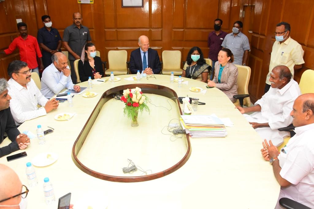 Meeting with France Muséums, Pondicherry Government members and the French Consule Generale