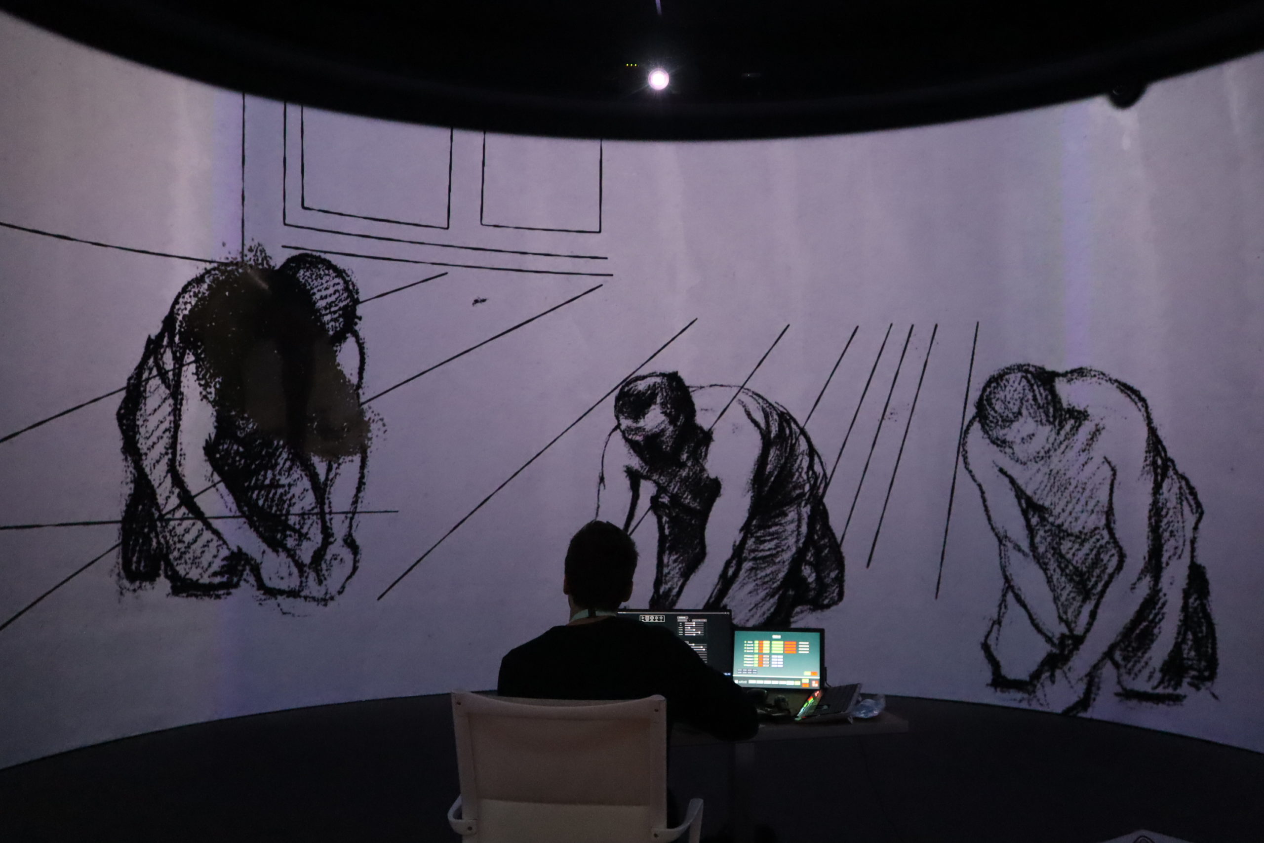 Expérience immersive de l'exposition Impressionnisme la modernité en mouvements