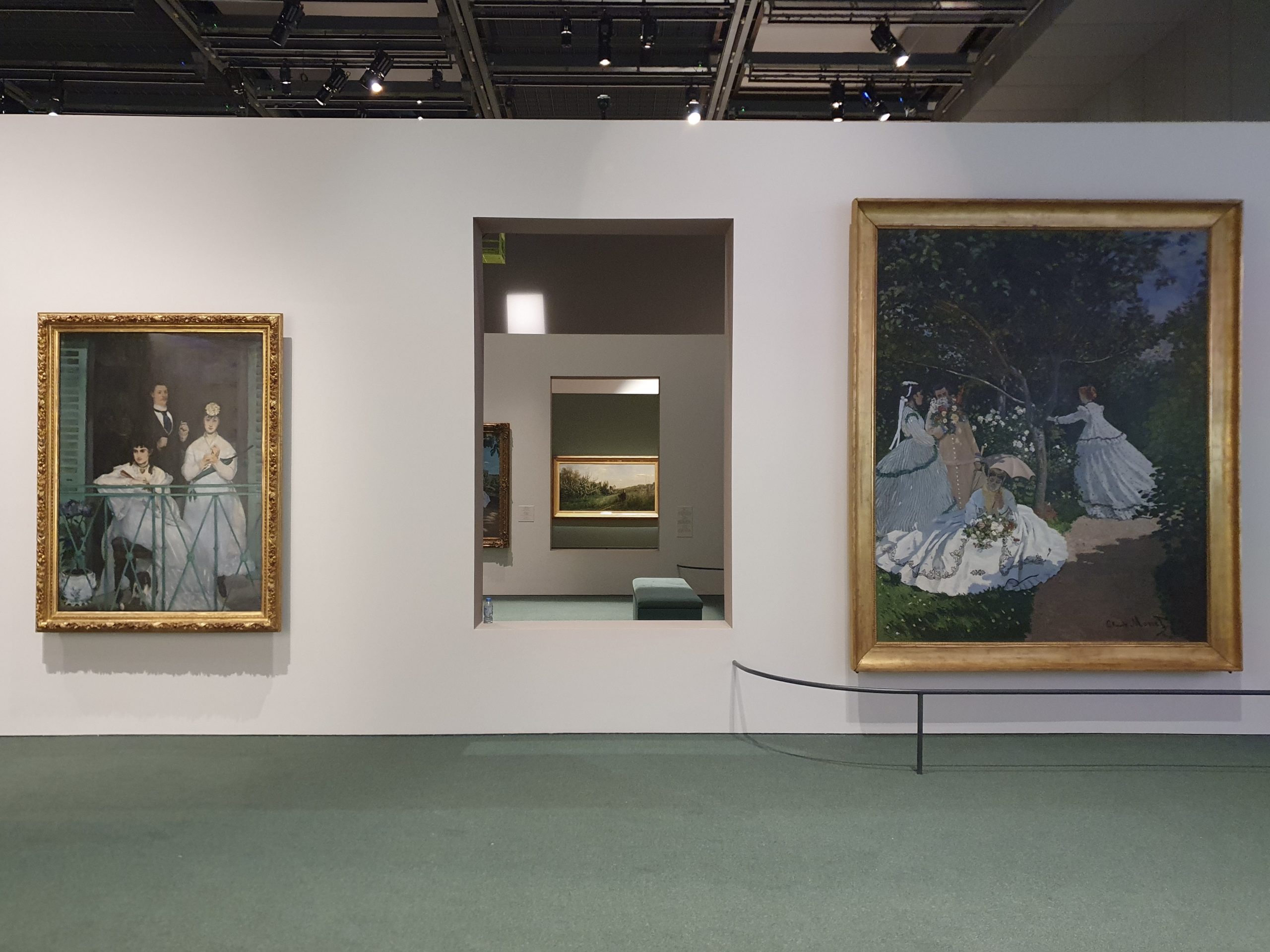Entrance of the exhibition Impressionism Pathways to modernity