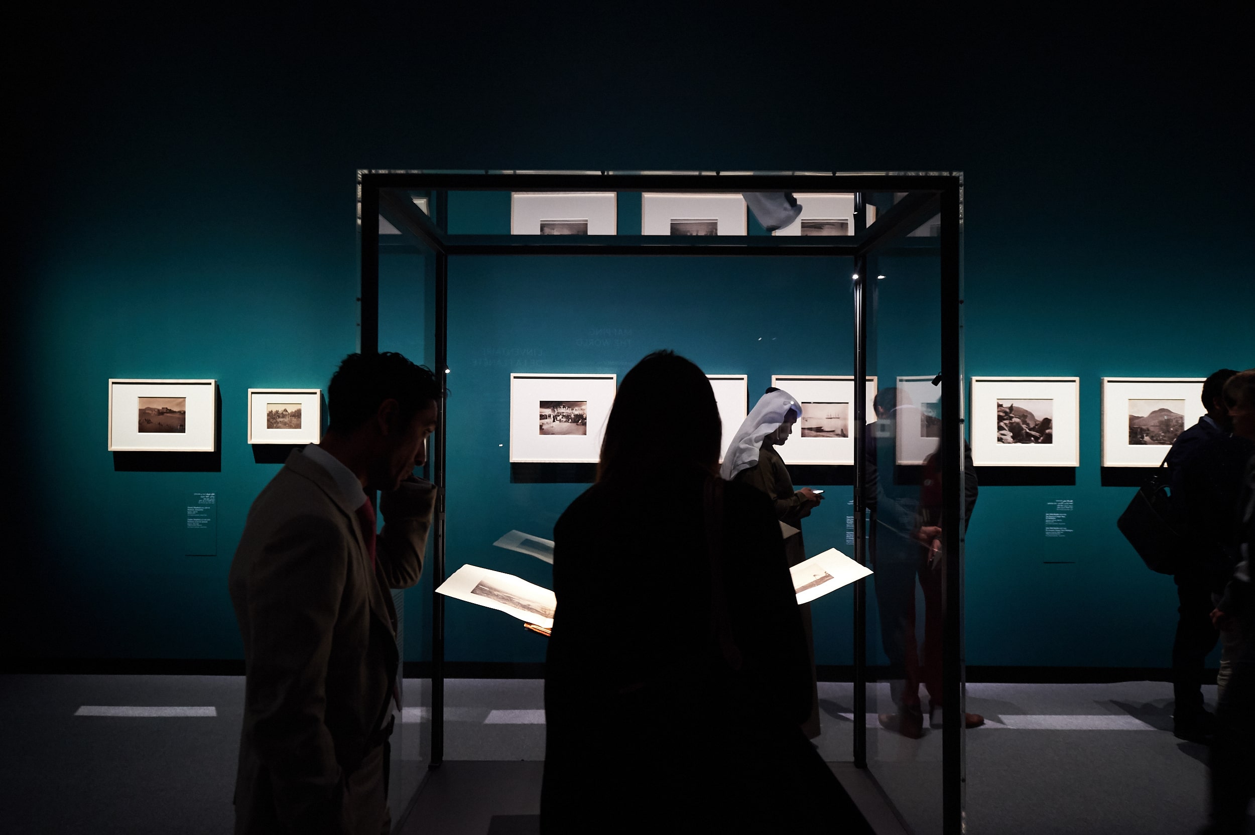 Exhibition Photographs: An early album of the world at Louvre Abu Dhabi in collaboration with the musée du quai Branly – Jacques Chirac – 2019. Page - Project set-up for museums