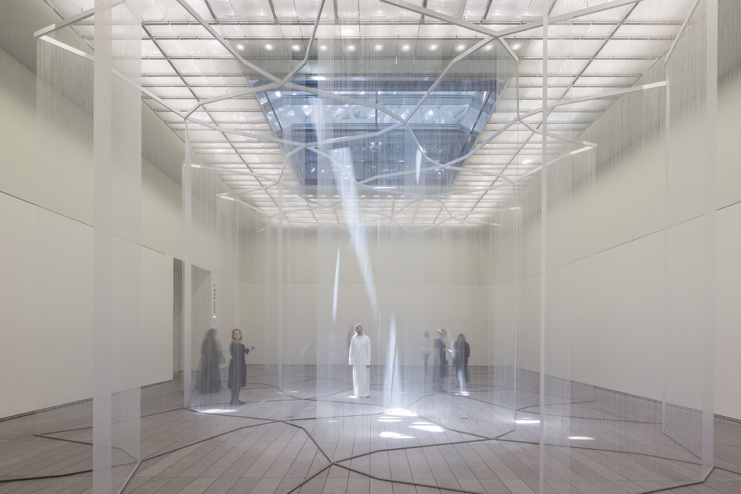 Contemporary installation at Louvre Abu Dhabi - Susanna Fritscher © Susanna FritscherProject management page