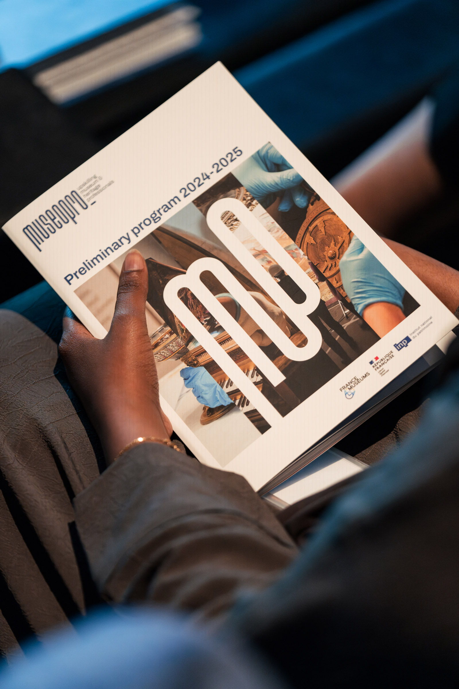 MuseoPro brochure announcing the training program for DCT professionals