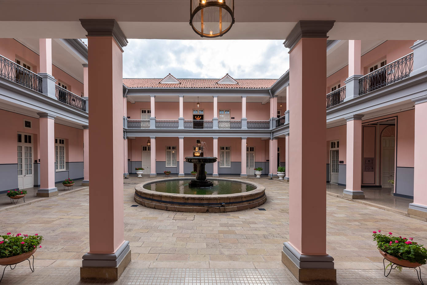 Cour intérieure de la Villa Albina