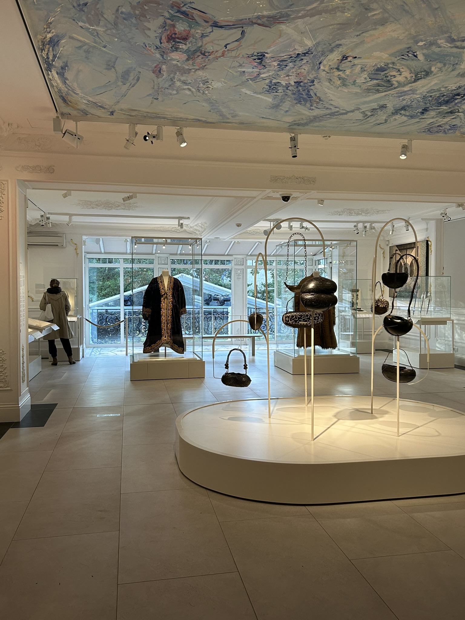 First room of the permanent exhibition at the musée d'art et de culture soufis MTO