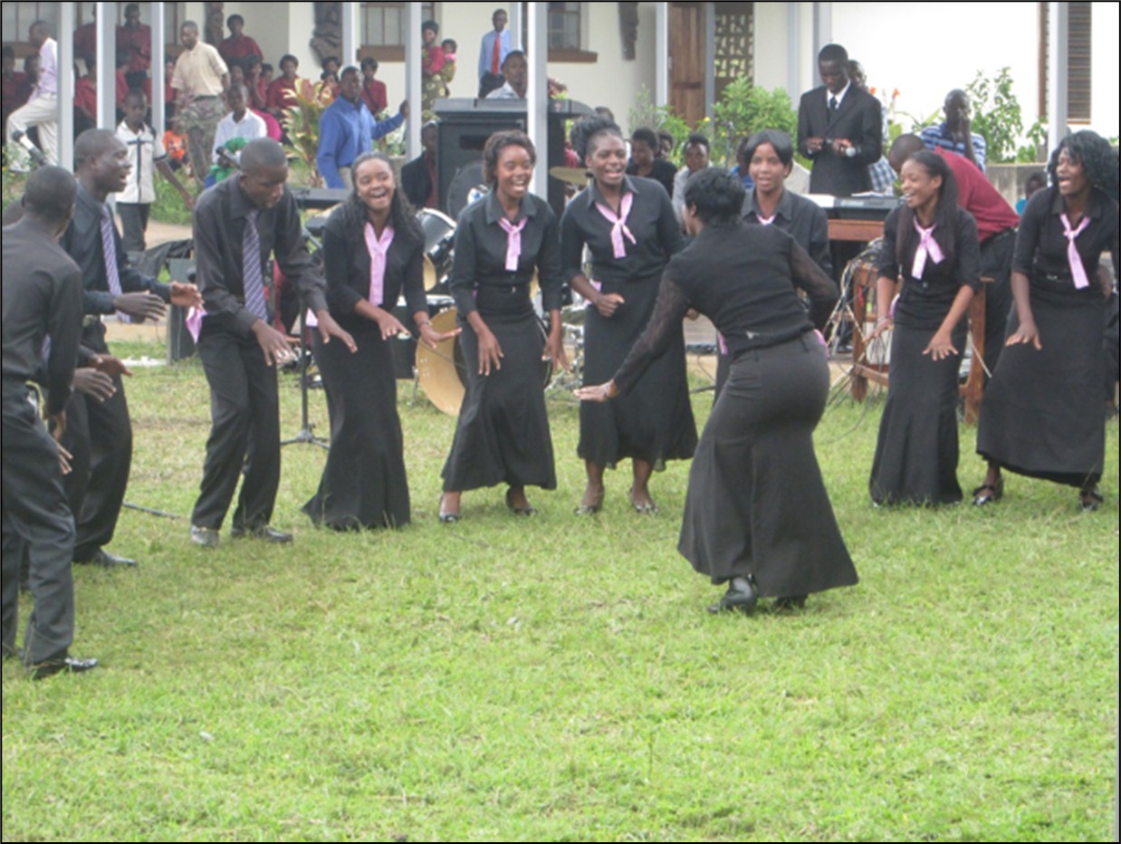 Choral music performance