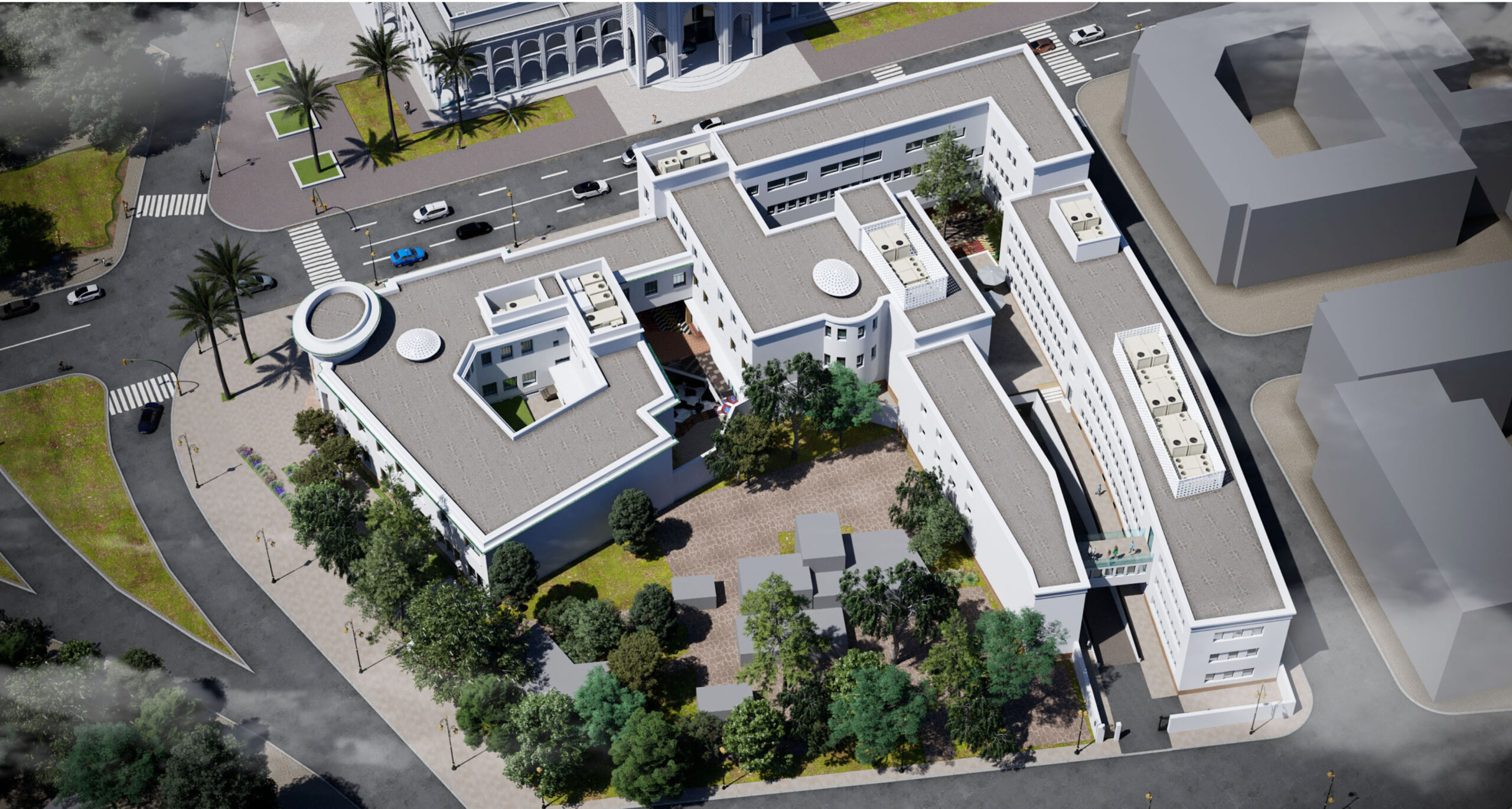 Maquette de la Cité de la Culture africaine - Musée du Continent ©Karim Chakor